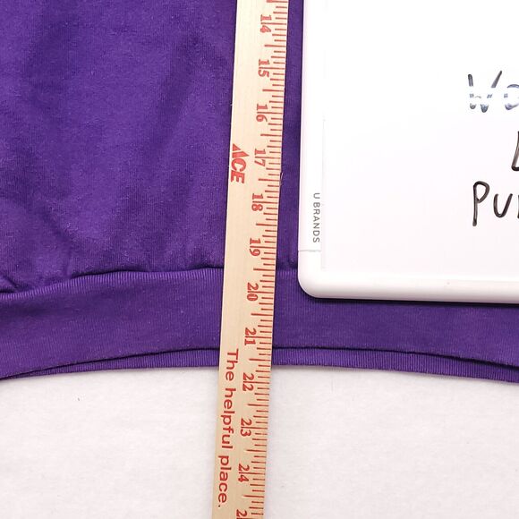 Fruit of the Loom Long Sleeve Pullover Sweatshirt Womens Size Large L Purple - Picture 5 of 9